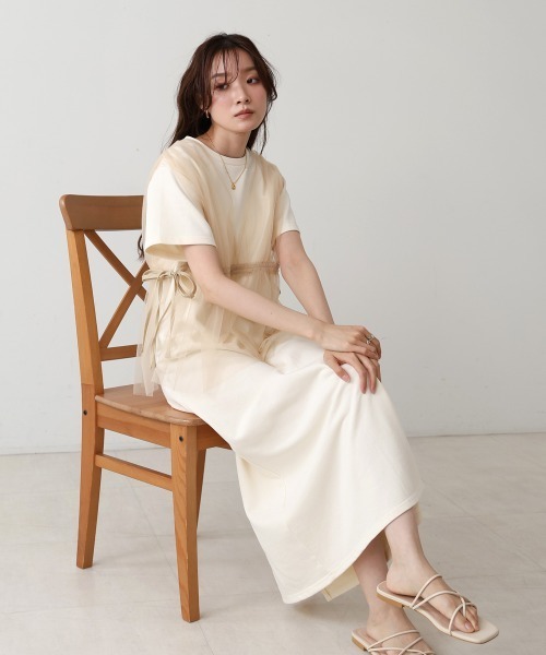 「Bab」 半袖ワンピース M ブラック レディース_画像9