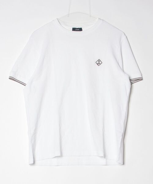 HERNO（ヘルノ） ワンポイント半袖Tシャツ 48 ホワイト メンズ