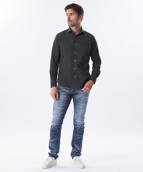 「EPOCA UOMO」 デニムパンツ 48 グレー系その他2 メンズ_画像4