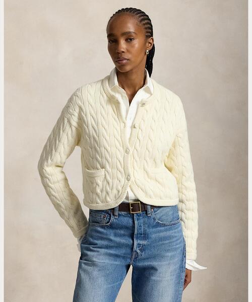 polo カーディガン（POLO RALPH LAUREN）（色：ベージュ系）の商品一覧