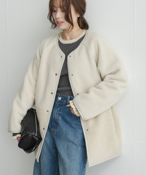 URBAN RESEARCH Sonny Label コート アウター リバーシブルボア撥水 