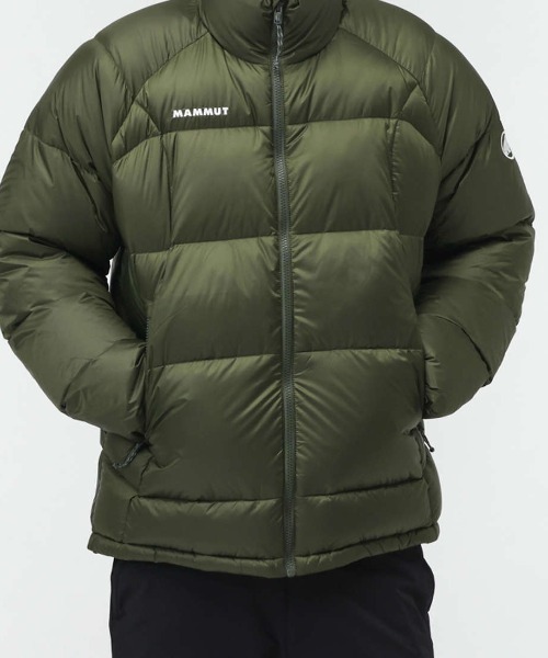 MAMMUT ダウンジャケット カーキ MAMMUT（マムート） ダウンジャケット ダウン グレイシャーグローイン