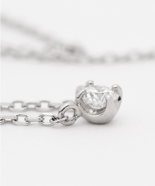 VENDOME AOYAMA ネックレス プラチナ ダイヤモンドキャトル
