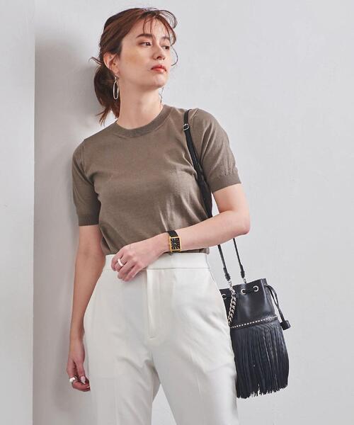 在庫処分大特価 ニット 別注 Sloane スローン 18g クルーネック ショートスリーブニット Zozotown Paypayモール店 通販 Paypayモール 高級感 Www Skylanceronline Com