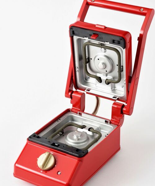 グリルサンドメーカー シングル レッド グレージュ BOE083