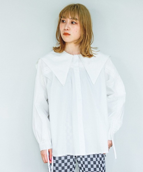正規店新品 シャツ arm gather blouse sanw21a013 ZOZOTOWN PayPayモール店 - 通販 - PayPayモール ブラウス 最新品特価