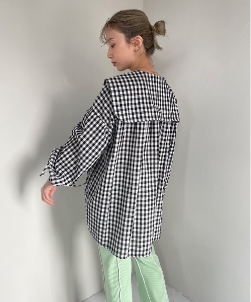 正規店新品 シャツ arm gather blouse sanw21a013 ZOZOTOWN PayPayモール店 - 通販 - PayPayモール ブラウス 最新品特価