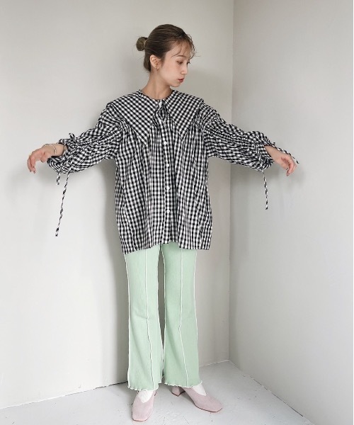 正規店新品 シャツ arm gather blouse sanw21a013 ZOZOTOWN PayPayモール店 - 通販 - PayPayモール ブラウス 最新品特価
