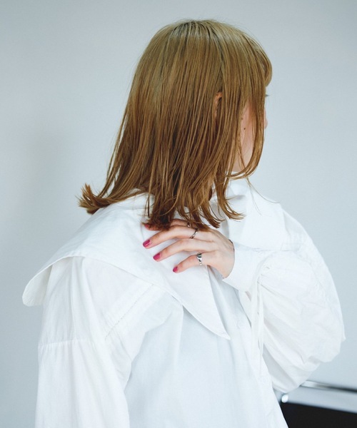 正規店新品 シャツ arm gather blouse sanw21a013 ZOZOTOWN PayPayモール店 - 通販 - PayPayモール ブラウス 最新品特価