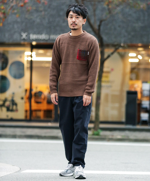 好評大特価 ニット ハリスツイードポケット付き畦編みプルオーバー ZOZOTOWN PayPayモール店 - 通販 - PayPayモール 格安超歓迎