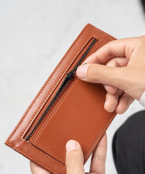 MURA（ムラ） 長財布 財布 ゴートレザー スキミング防止 薄型 長財布