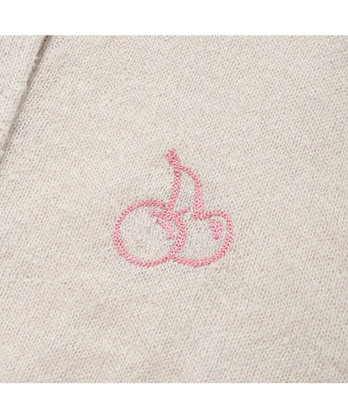 カーディガン KIRSH MIDDLE CHERRY KNIT SLIM CARDIGAN LS