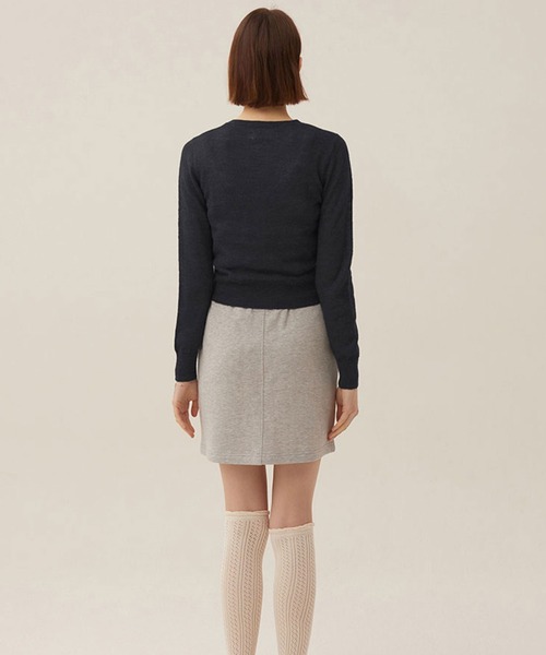 カーディガン KIRSH MIDDLE CHERRY KNIT SLIM CARDIGAN LS