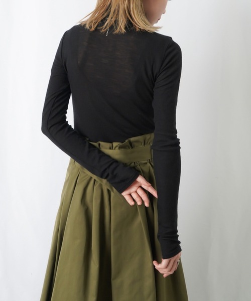 新品】LUCA/LADY LUCK LUCA ／綿カシミヤ タートルカットソー