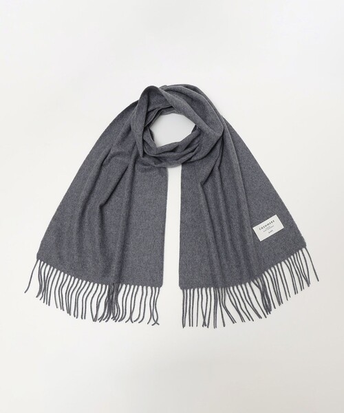 SHIPS シップス　メンズマフラー　カシミヤ　マフラー SHIPS マフラー SHIPS: チェック カシミヤ ダブルフェイス