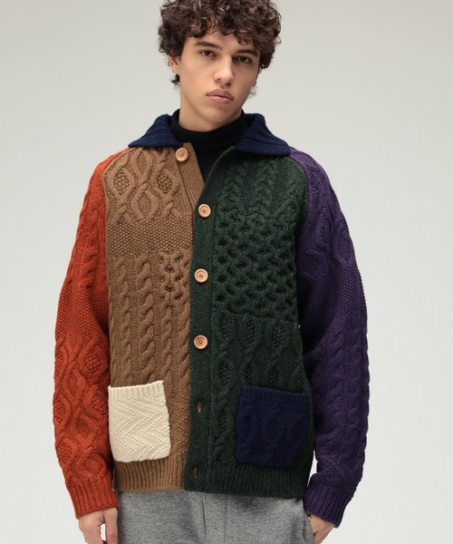 セーター ニット 「ビームスの百名品」BEAMS PLUS / 3ゲージ マルチ 