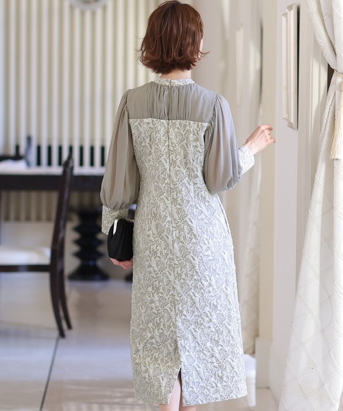 PourVous（プールヴー） ドレス 袖あり＆ロング パーティードレス