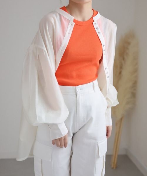 AKIKO OGAWA シルキーオーガンジーブラウス ブラック　36 AKIKO OGAWA シルキーオーガンジーブラウス ブラック 36 - メルカリ