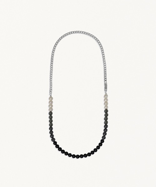 FORSOMEONE ネックレス GRADATION NECKLACE SILVER メンズ : ZOZOTOWN 