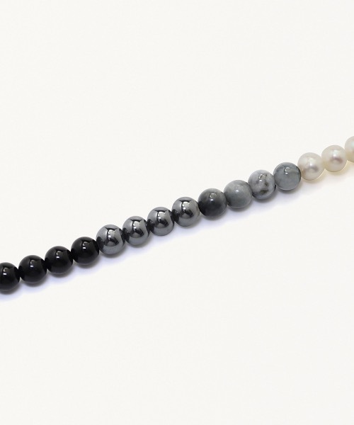 ネックレス FORSOMEONE GRADATION NECKLACE SILVER メンズの画像