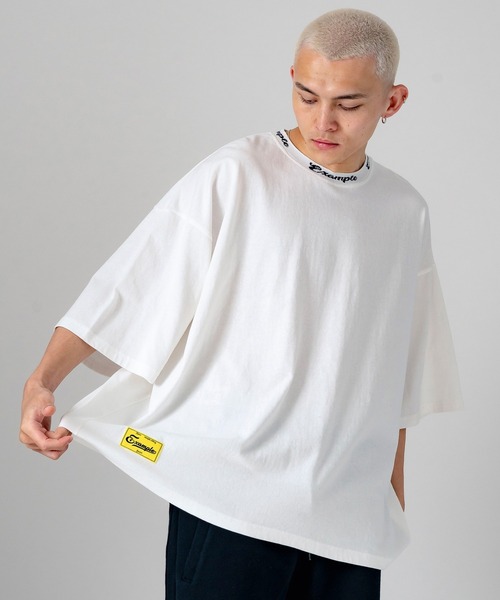 EXAMPLE tシャツ CURSIVE CIRCLE LOGO S/S TEE メンズ
