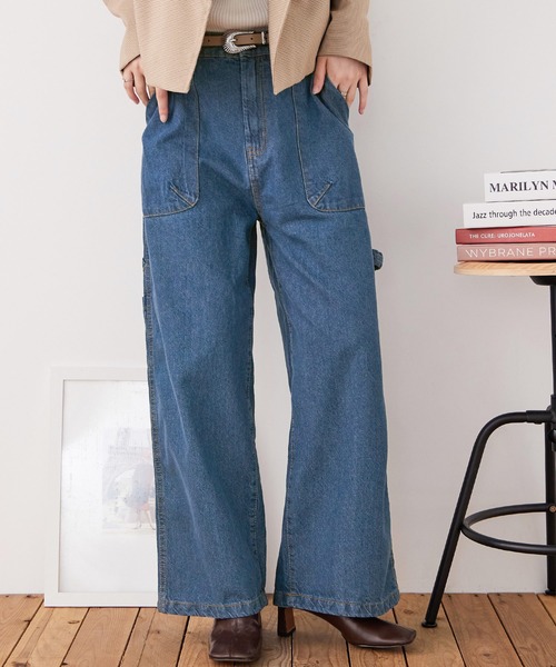 Fashion Letter ジーンズ デニム デニムパンツ 「M-4L」デニム