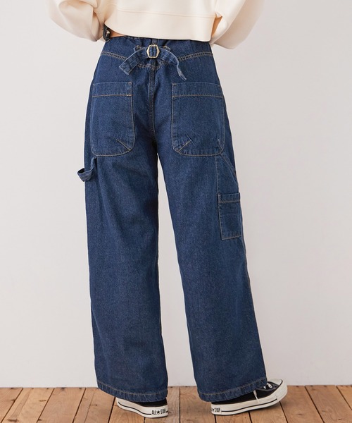 Back Channel コットンリネンデニムペインターパンツ ワイドジーンズ 楽天市場】＼600円クーポン有／ ワイドパンツ デニム 【宅配便