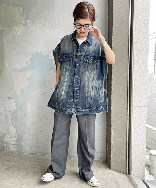 Spick＆Span ジャケット Gジャン 51/2 3RD_PONCHO_DENIM