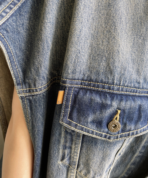 Spick＆Span ジャケット Gジャン 51/2 3RD_PONCHO_DENIM