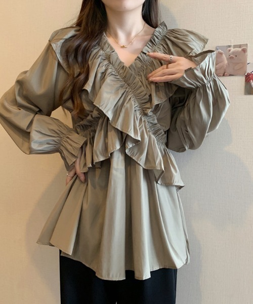 【売り切り】weakend. 24SS フロントクロスシャツドレス ネイビー 女性がきれいに見える形 レディースシルエット | ONWARD CROSSET