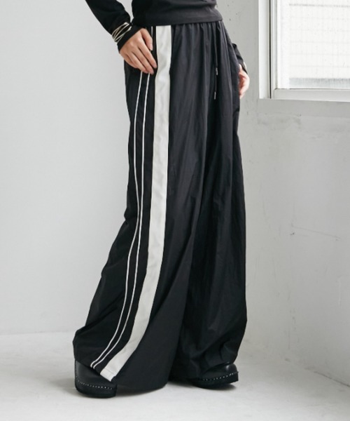 VeLV パンツ SIDELINE WIDE PANTS サイドラインワイドパンツ