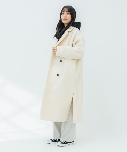 Aimer 新品チェスターコート DearMyLove コート チェスターコート フロントジップレース