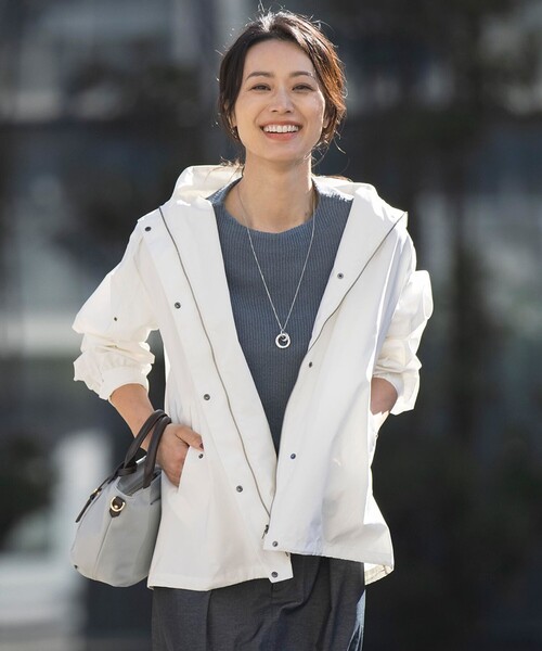 【美品】J.PRESS ジェイプレス　タフタ　撥水 ショート アウター　コート J.PRESS｜【抗菌防臭】コンパクトタフタプレミアム撥水 ショート