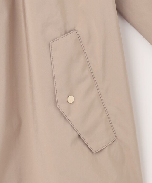 【美品】J.PRESS(ジェイプレス)マイクロタフタフーデッドショートコート/L J.PRESS コート アウター 「洗える・撥水」マイクロタフタ