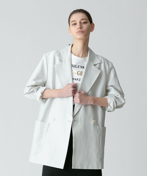 allureville（アルアバイル） コート アウター リネンスラブビック