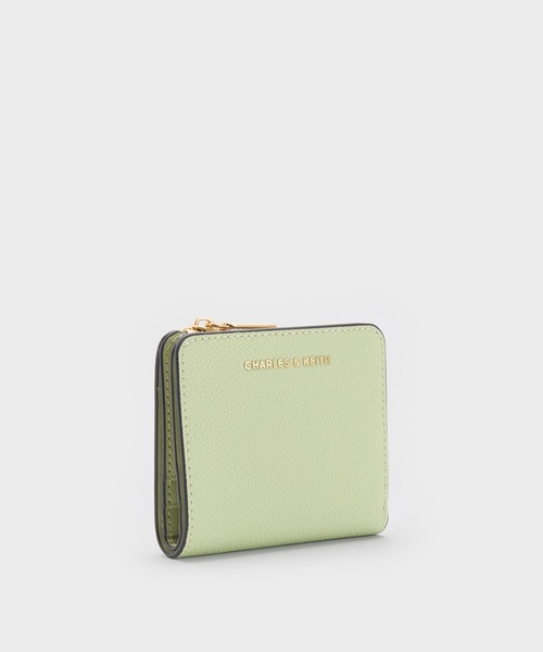CHARLES ＆ KEITH 財布 トップジップ スモールウォレット