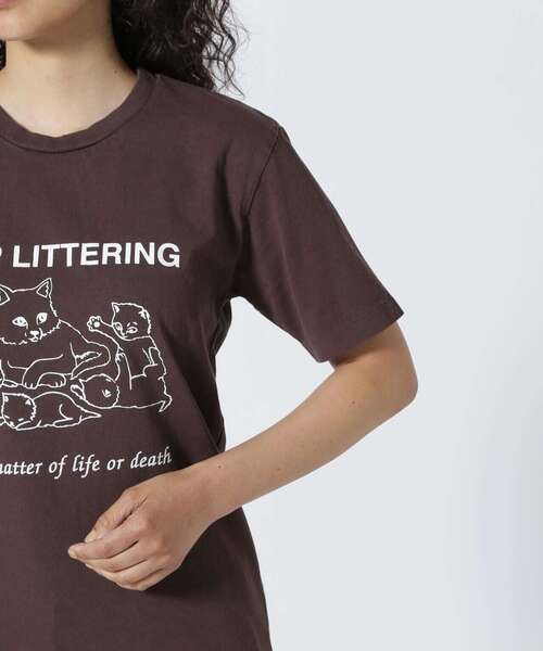 MIXTA tシャツ MIXTA/ミクスタ CREW NECK STOP LITTERING T