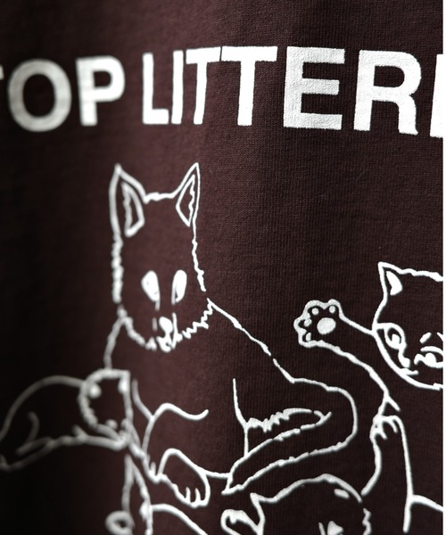 トップス MIXTA MIXTA tシャツ MIXTA/ミクスタ CREW NECK STOP LITTERING T