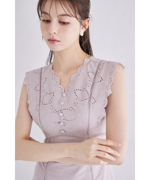 tocco closet（トッコ クローゼット） ワンピース ウエストりぼん付き