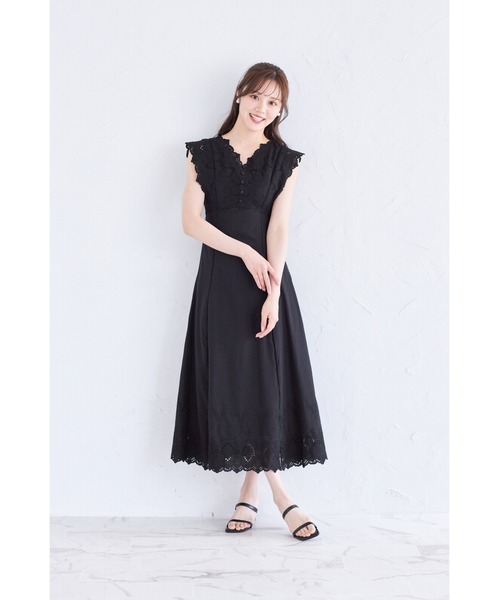 tocco closet（トッコ クローゼット） ワンピース ウエストりぼん付き