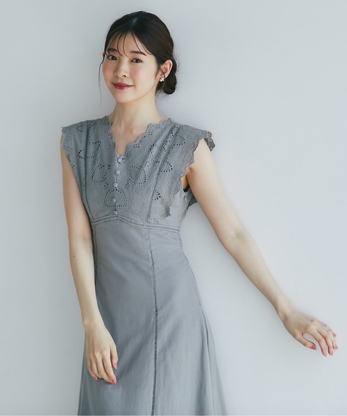 tocco closet（トッコ クローゼット） ワンピース ウエストりぼん付き