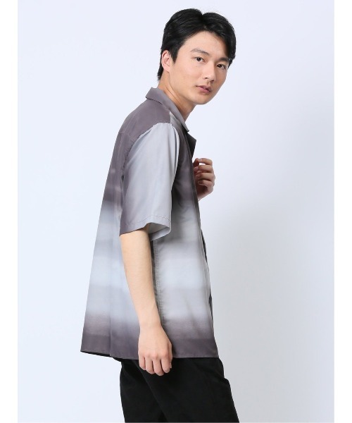 hazama グラデーションシャツ グラデーション シャツ | ファッション通販サイト NUGU