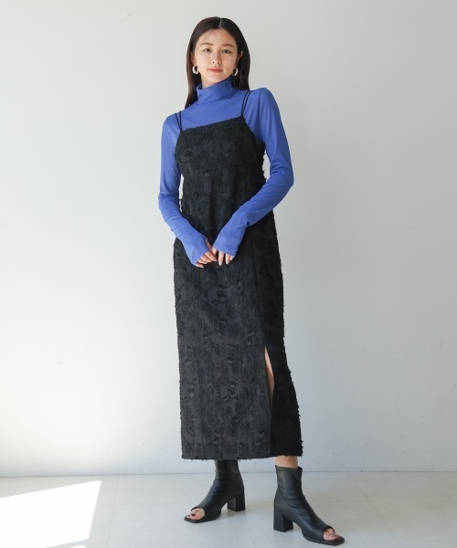ニット セーター SHEER RIB HIGH NECK TOPS(シアーリブハイネックトップス） レディース CIEL'AIR ニット セーター SHEER RIB HIGH NECK TOPS(シアーリブ