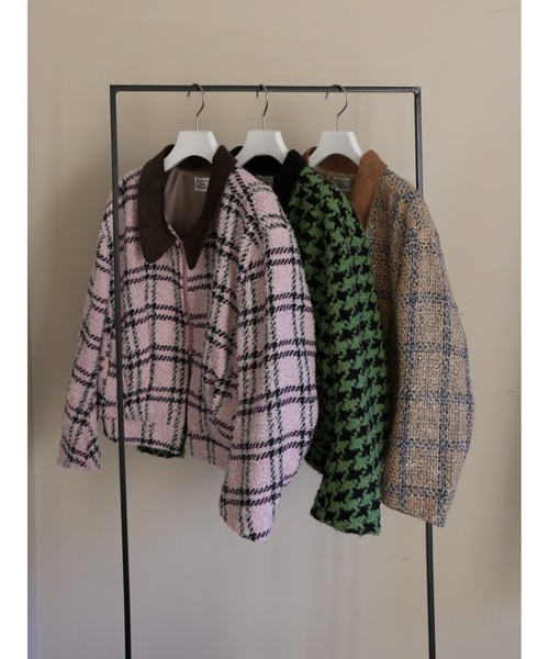 【Katrin TOKYO】cocoon tweed blouson cocoon tweed blouson | Katrin TOKYO