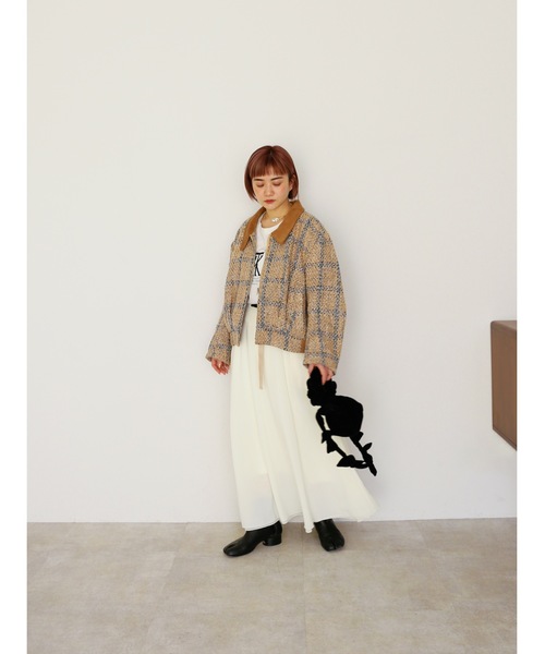 Katrin TOKYO ブルゾン アウター cocoon tweed blouson レディース