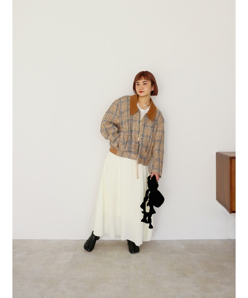 Katrin TOKYO ブルゾン アウター cocoon tweed blouson レディース