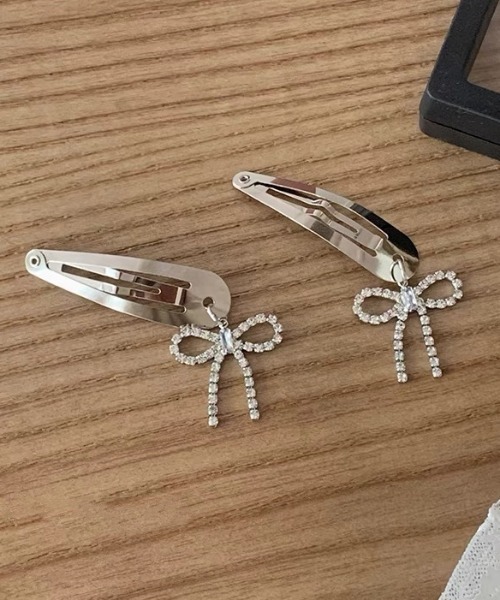 ヘアピン ribbon hair clip 2Set : ZOZOTOWN Yahoo!店 - 通販 - Yahoo