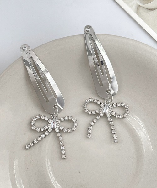 ヘアピン ribbon hair clip 2Set : ZOZOTOWN Yahoo!店 - 通販 - Yahoo