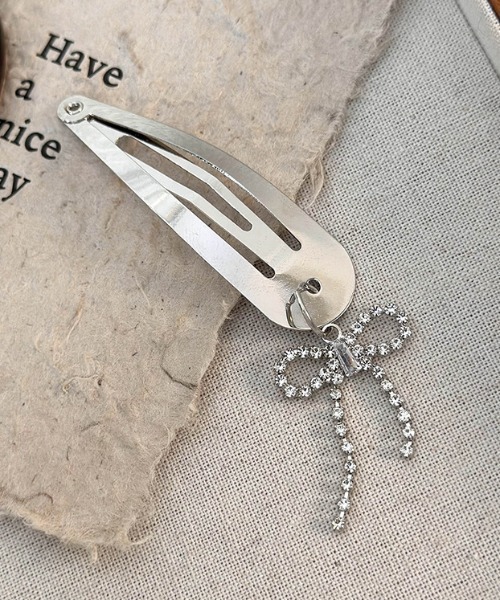 ヘアピン ribbon hair clip 2Set : ZOZOTOWN Yahoo!店 - 通販 - Yahoo