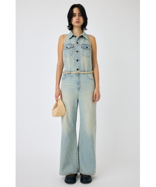 MOUSSY オールインワン SLEEVELESS REMAKE ジャンプスーツ